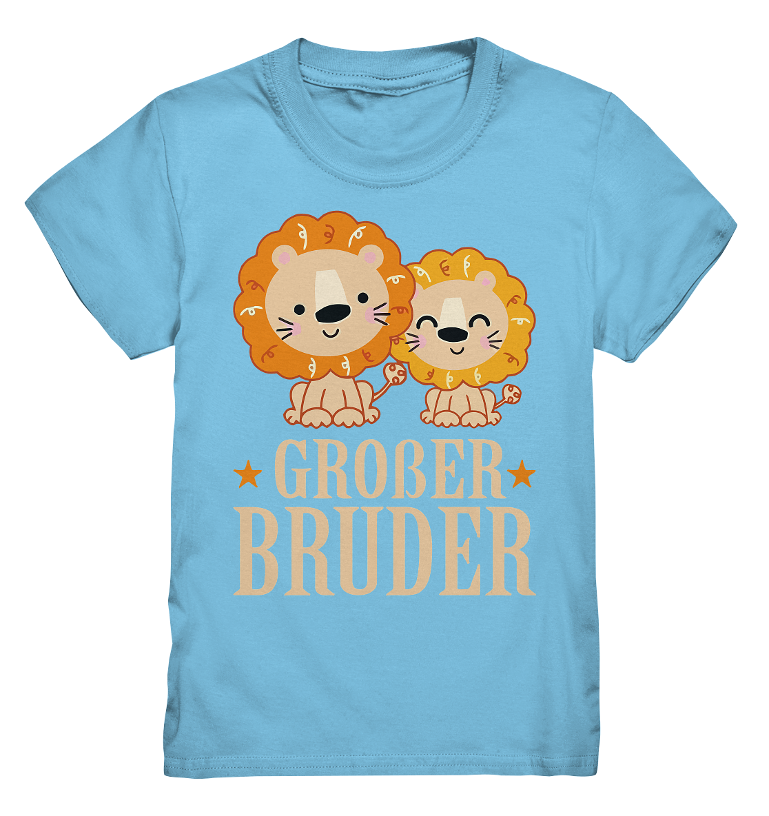 Niedlicher Löwe Großer Bruder T-Shirt