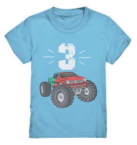 Cooler Monstertruck Kinder T-Shirt