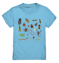 Laden Sie das Bild in den Galerie-Viewer, Käfer Raupen Würmer Insekten Kinder T-Shirt
