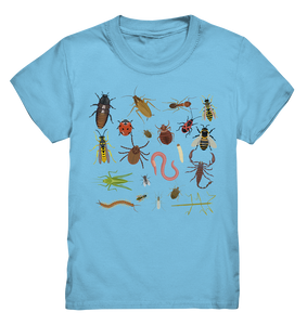 Käfer Raupen Würmer Insekten Kinder T-Shirt