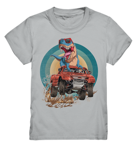Dinosaurier Monstertruck T-Rex Kinder T-Shirt