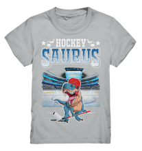 Laden Sie das Bild in den Galerie-Viewer, Dinosaurier Eishockey Dino Kinder T-Shirt
