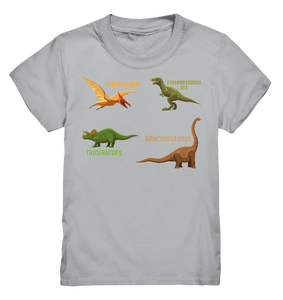 Dinosaurier Arten Dino Kinder T-Shirt