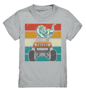 T-Rex Dinosaurier Monstertruck Kinder T-Shirt