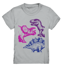 Laden Sie das Bild in den Galerie-Viewer, Dinosaurier T-rex Triceratops Stegosaurus Dino T-Shirt

