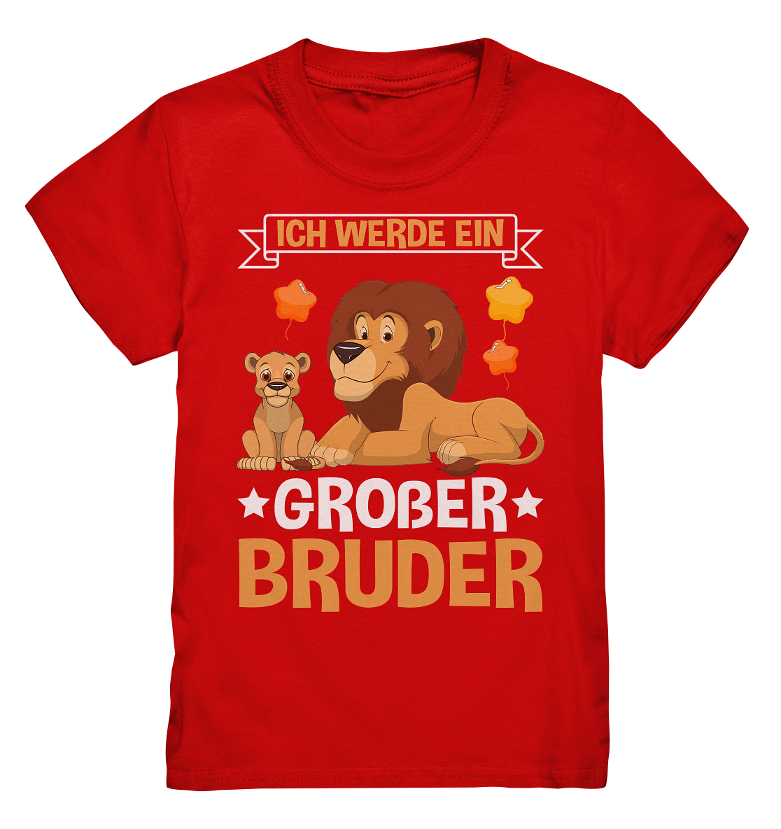Ich werde ein Großer Bruder Löwe T-Shirt