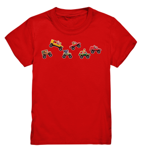 Monstertruck Tiere Kinder T-Shirt