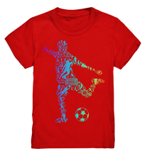 Laden Sie das Bild in den Galerie-Viewer, Fußballspieler Silhouette Fußballer Motiv Fußball T-Shirt
