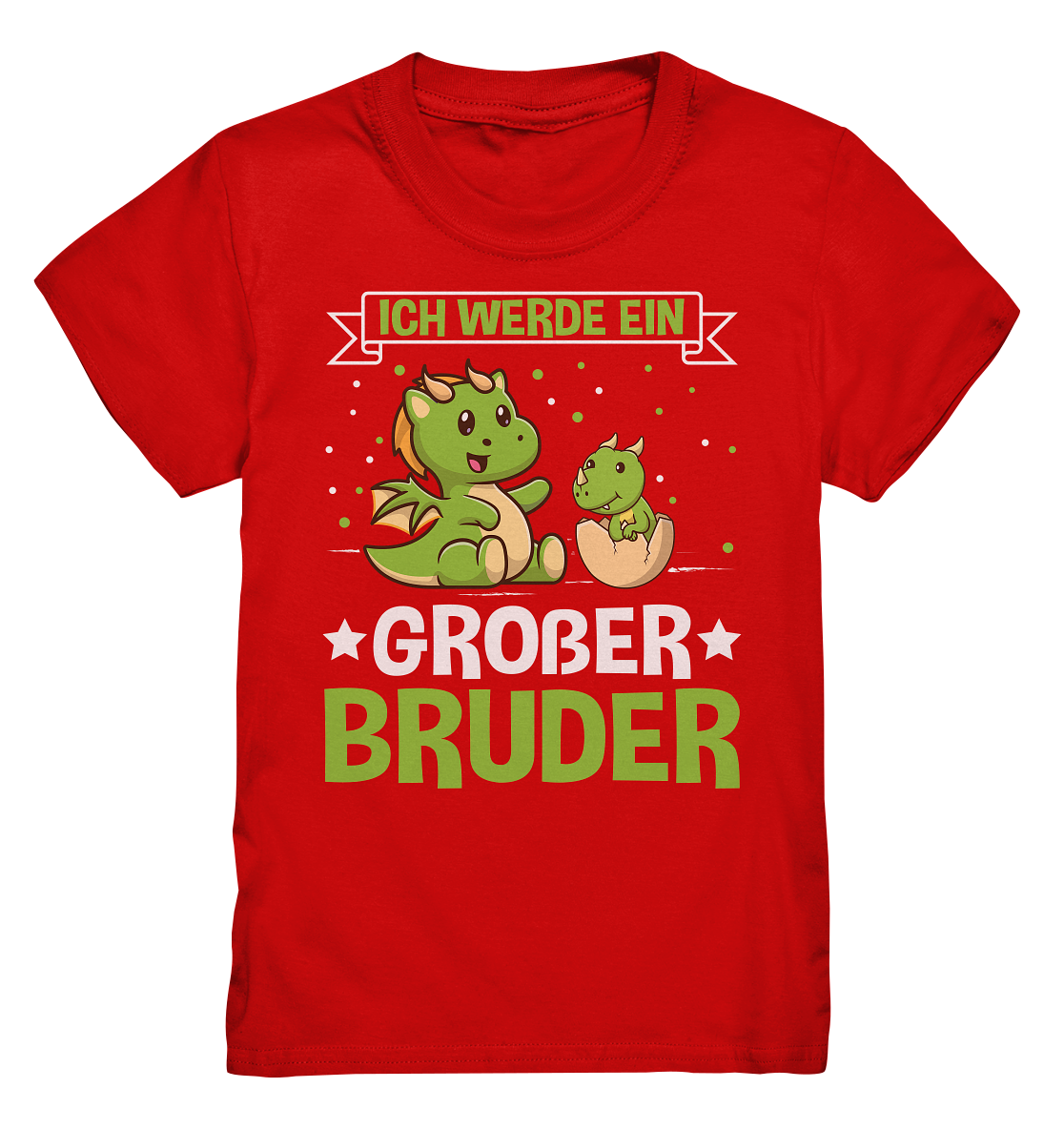 Ich werde ein Großer Bruder Dinos Shirt
