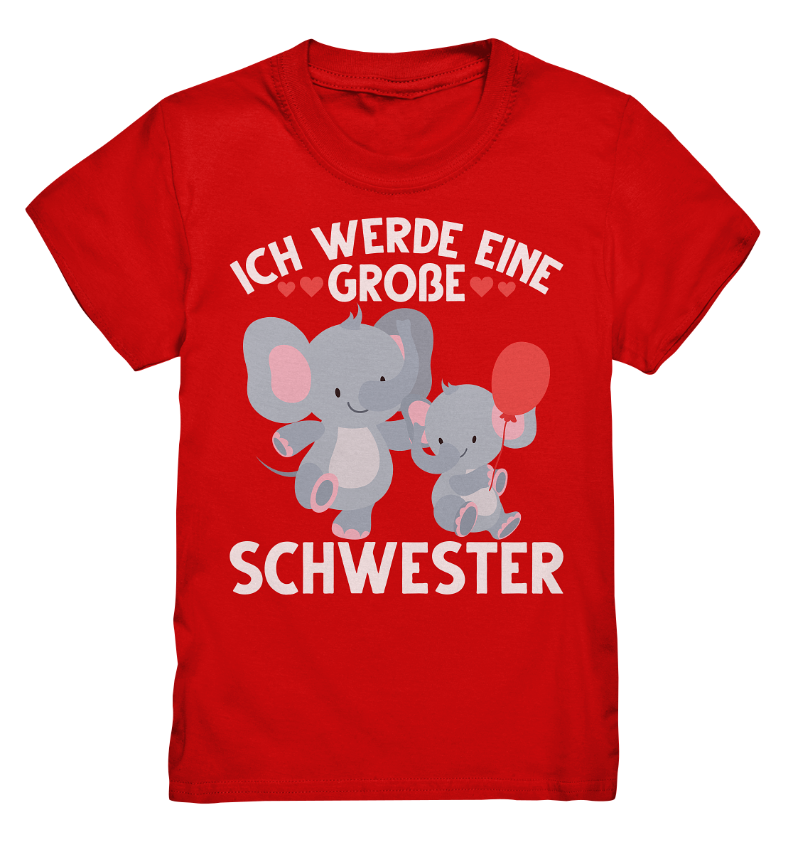Große Schwester T-Shirt Elefanten Große Schwester Geschenk