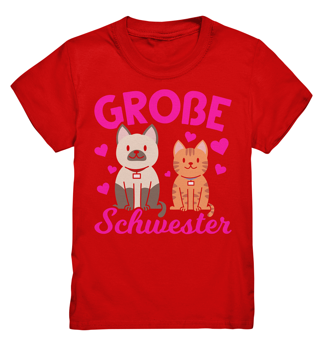 Große Schwester Shirt Katzen Große Schwester Geschenk