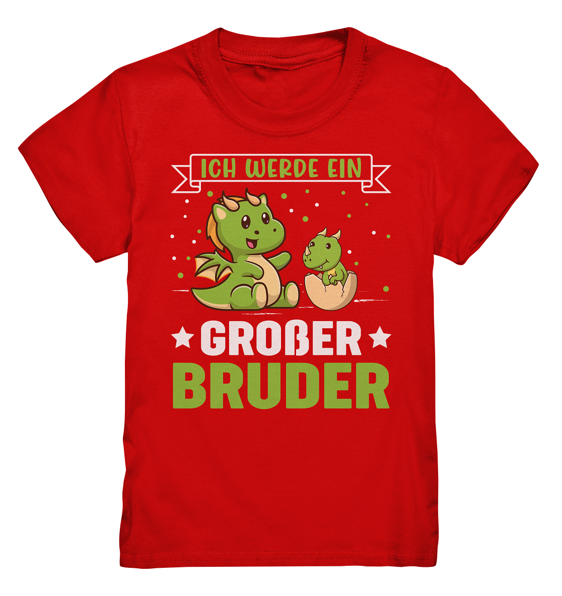 Ich werde ein Großer Bruder Dino Shirt