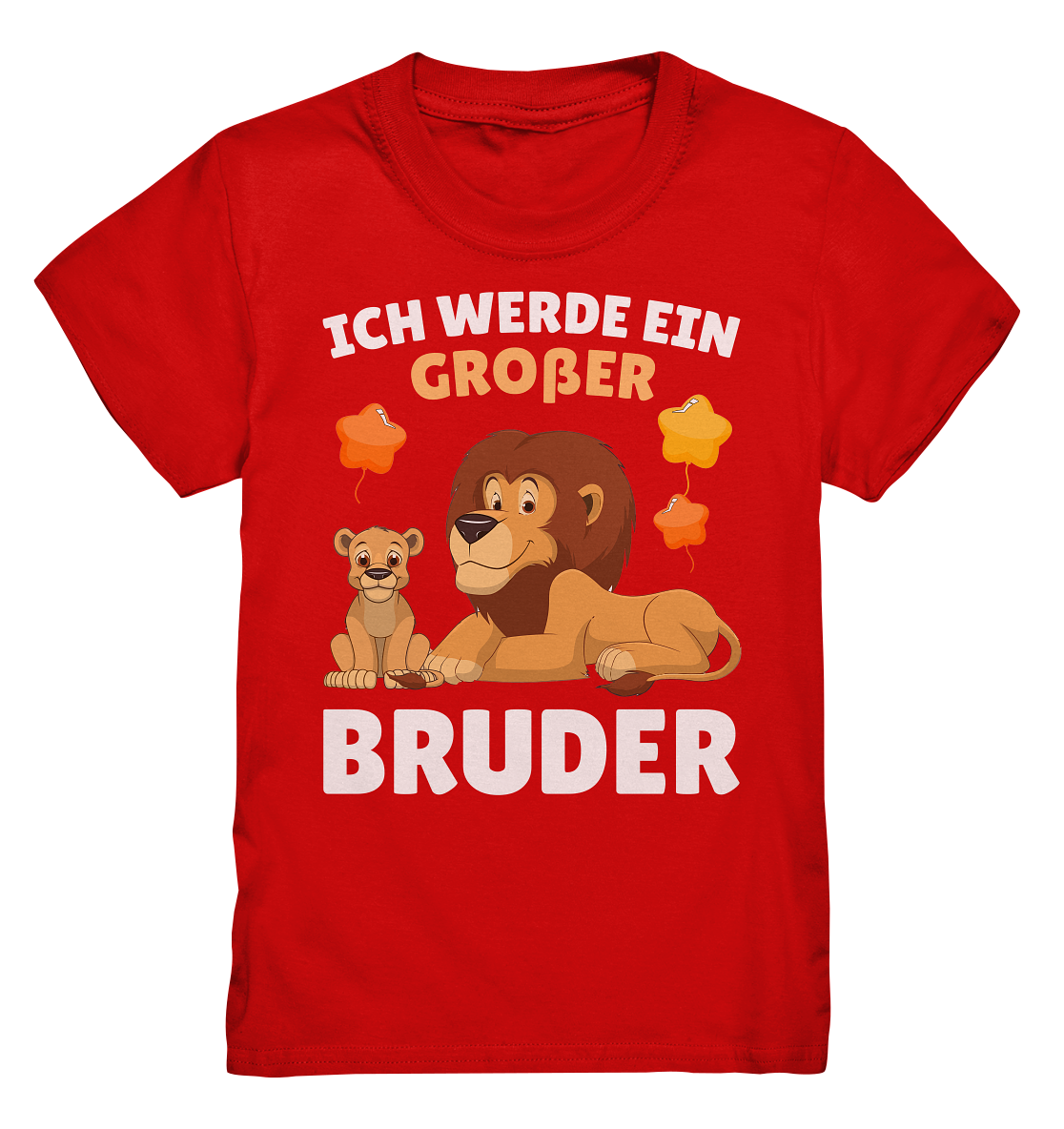 Ich werde ein Großer Bruder Löwen T-Shirt
