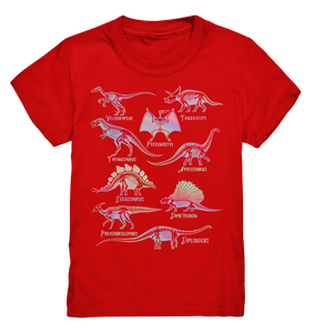 Dinosaurier Arten Mädchen Dino T-Shirt