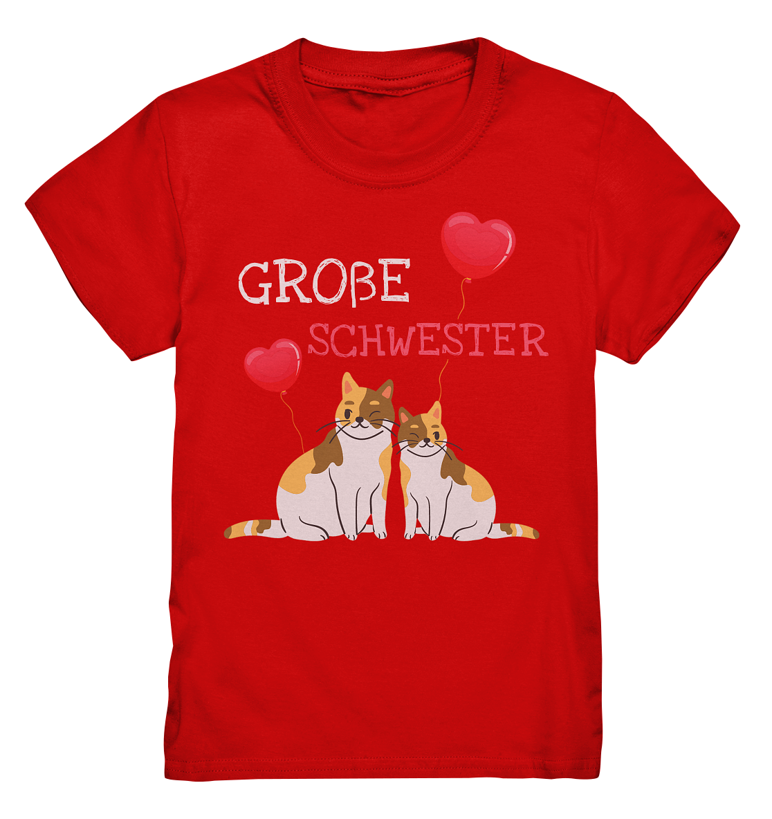 Große Schwester Shirt Katzen Liebe Große Schwester Geschenk