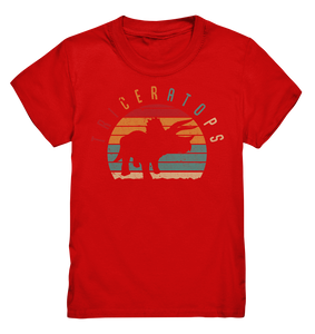 Dinosaurier Triceratops Dino Kinder T-Shirt