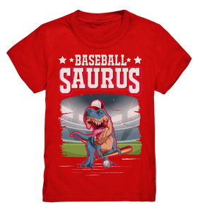 Dinosaurier Baseball Dino Kinder T-Shirt
