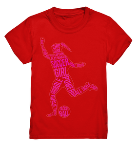 Fußballspieler Mädchen Fußballer Kinder Fußball T-Shirt