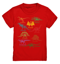 Laden Sie das Bild in den Galerie-Viewer, Dinosaurierarten Kinder Dino T-Shirt
