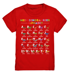 Dino ABC Lernen Dinosaurier Alphabet T-Shirt