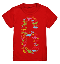 Laden Sie das Bild in den Galerie-Viewer, 6. Geburtstag Dinosaurier 6 Jahre alt Dino T-Shirt
