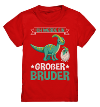 Laden Sie das Bild in den Galerie-Viewer, Dinosaurier Endlich Großer Bruder Shirt
