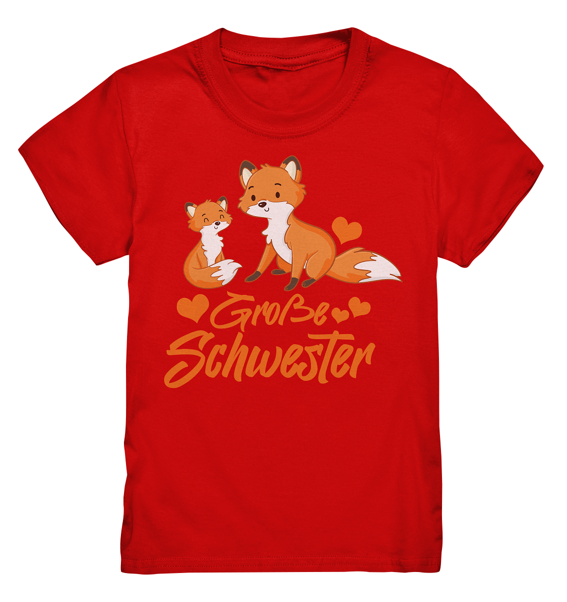 Große Schwester Shirt Fuchs Große Schwester Geschenk