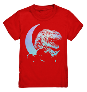 Dino Trex Kinder Dinosaurier Mond T-Shirt