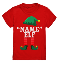 Laden Sie das Bild in den Galerie-Viewer, Elf Personalisiertes Weihnachtsoutfit Familie Weihnachten Weihnachtself Kinder T-Shirt
