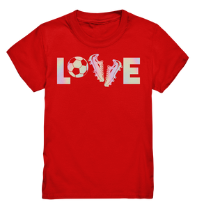 Love Fußball Motiv Fußballer Geschenk Fußballspieler T-Shirt