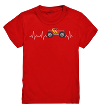 Laden Sie das Bild in den Galerie-Viewer, Monstertruck Herzschlag Monster Truck Kinder T-Shirt
