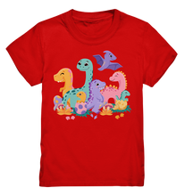 Laden Sie das Bild in den Galerie-Viewer, Süße Dinosaurier Kinder Dino T-Shirt
