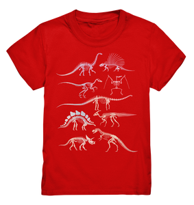 Dinosaurier Skelette Mädchen Dino Kinder T-Shirt