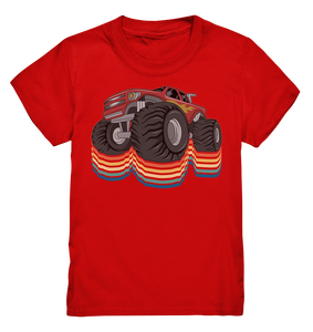 Monstertruck Retro Monster Truck Kinder T-Shirt