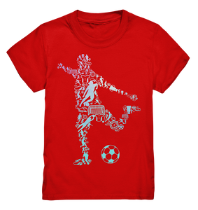 Fußball Motiv Fußballer Geschenk Fußballspieler Silhouette T-Shirt