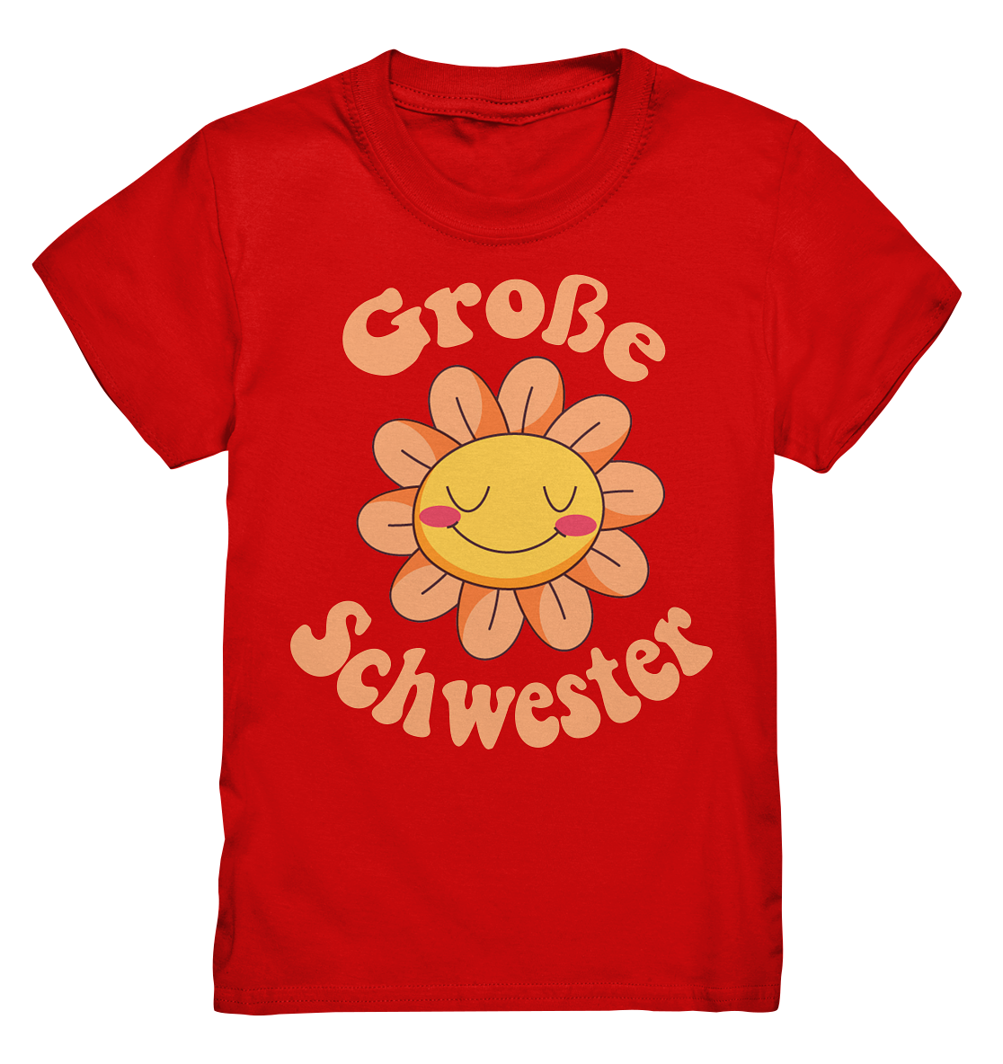 Große Schwester Shirt Blume Große Schwester Geschenk