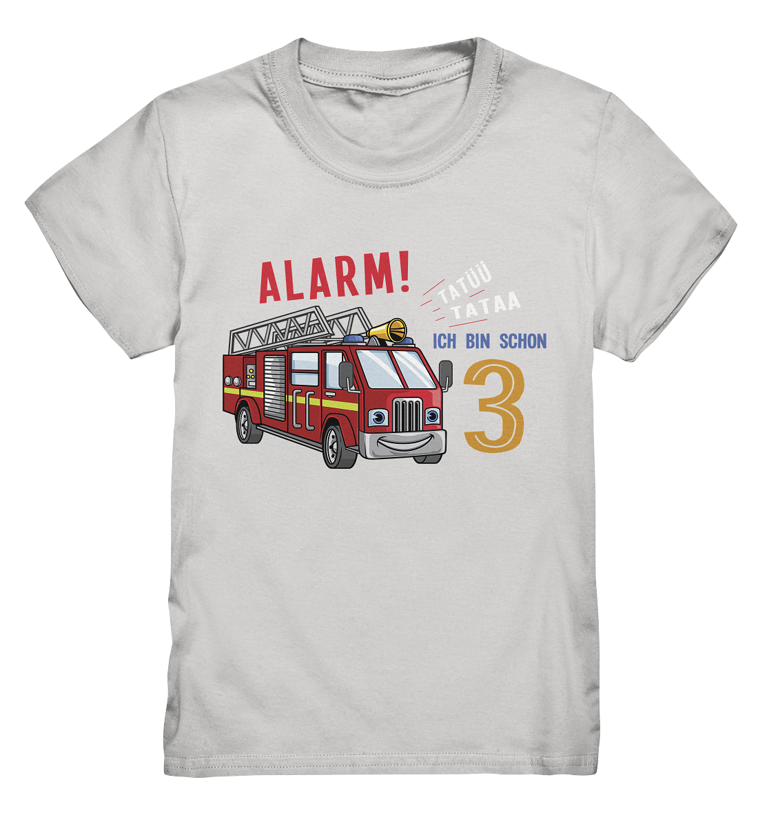 Feuerwehr Tatü T-Shirt personalisiert Kinder – Tigerlino® Tata
