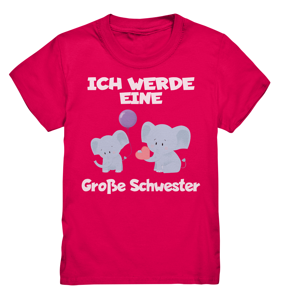 Große Schwester T-Shirt Elefanten Große Schwester Geschenk