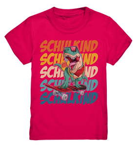 Dinosaurier Trex SCHULKIND T-Shirt Einschulung Geschenk 2023 Schulanfang Outfit