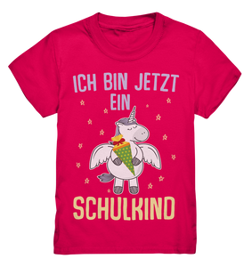 Einhorn SCHULKIND T-Shirt Einschulung Geschenk 2023 Schulanfang Outfit