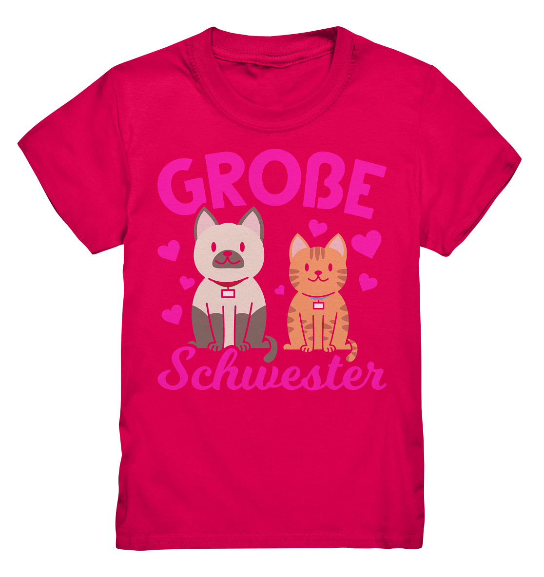 Große Schwester Shirt Katzen Große Schwester Geschenk