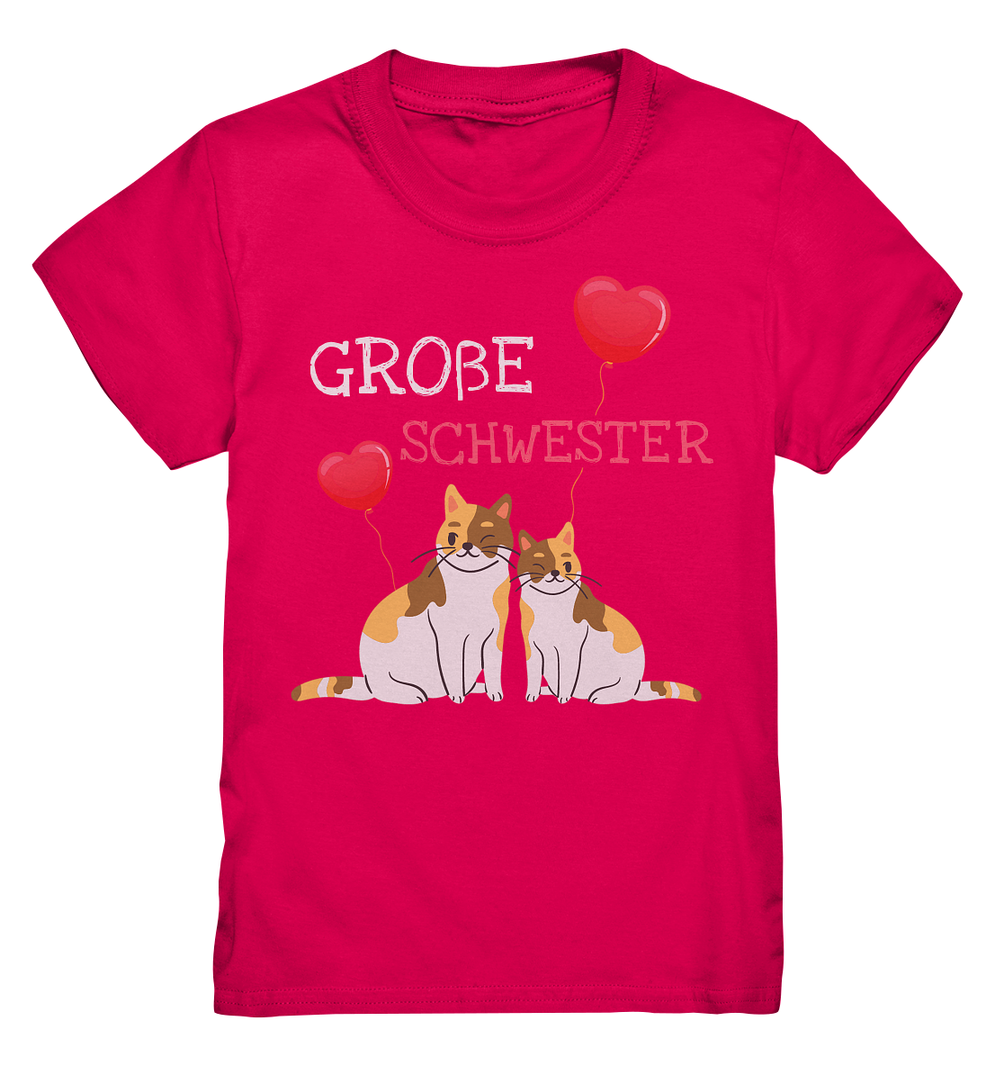 Große Schwester Shirt Katzen Liebe Große Schwester Geschenk