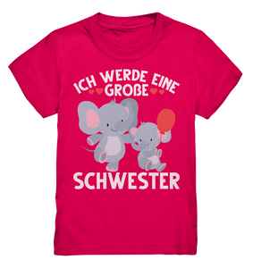 Große Schwester T-Shirt Elefanten Große Schwester Geschenk