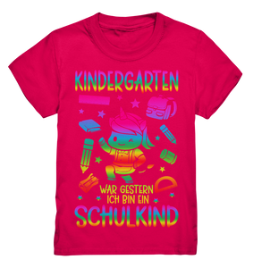 Einhorn SCHULKIND T-Shirt Einschulung Geschenk 2024 Schulanfang Outfit