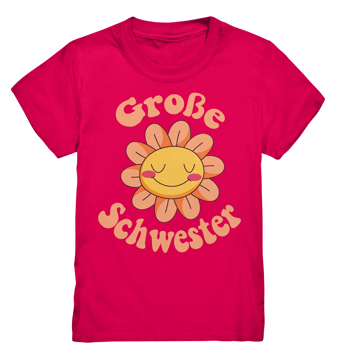 Große Schwester Shirt Blume Große Schwester Geschenk