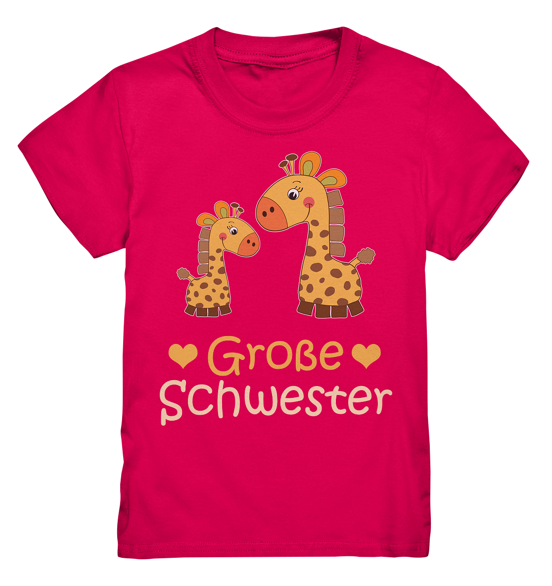 Große Schwester Shirt Giraffe Große Schwester Geschenk
