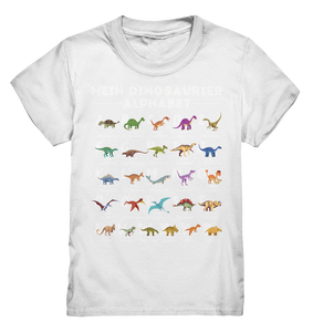 Dinosaurier Alphabet Schulkind Dino ABC Kinder T-Shirt