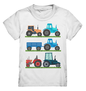 Landmaschinen Traktor Landwirtschaft T-Shirt Kinder
