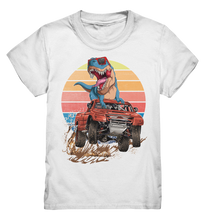 Laden Sie das Bild in den Galerie-Viewer, Dinosaurier Retro Monstertruck Trex Dino Kinder T-Shirt
