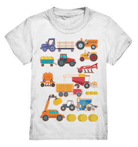 Traktor Landmaschinen Kinder T-Shirt
